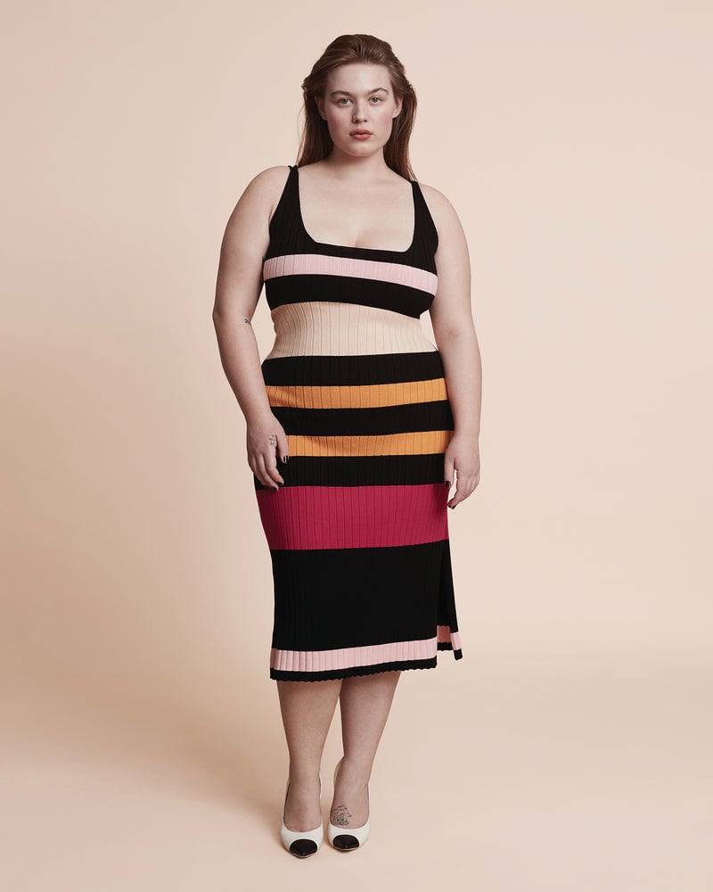 Plus size model wearing Rania Sweater Dress by 11 Honoré Collection | Dia&Co | dia_product_style_image_id:199913